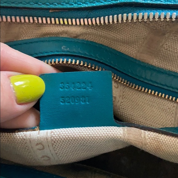 GUCCI TURQUOISE BAG - Picture 6 of 6